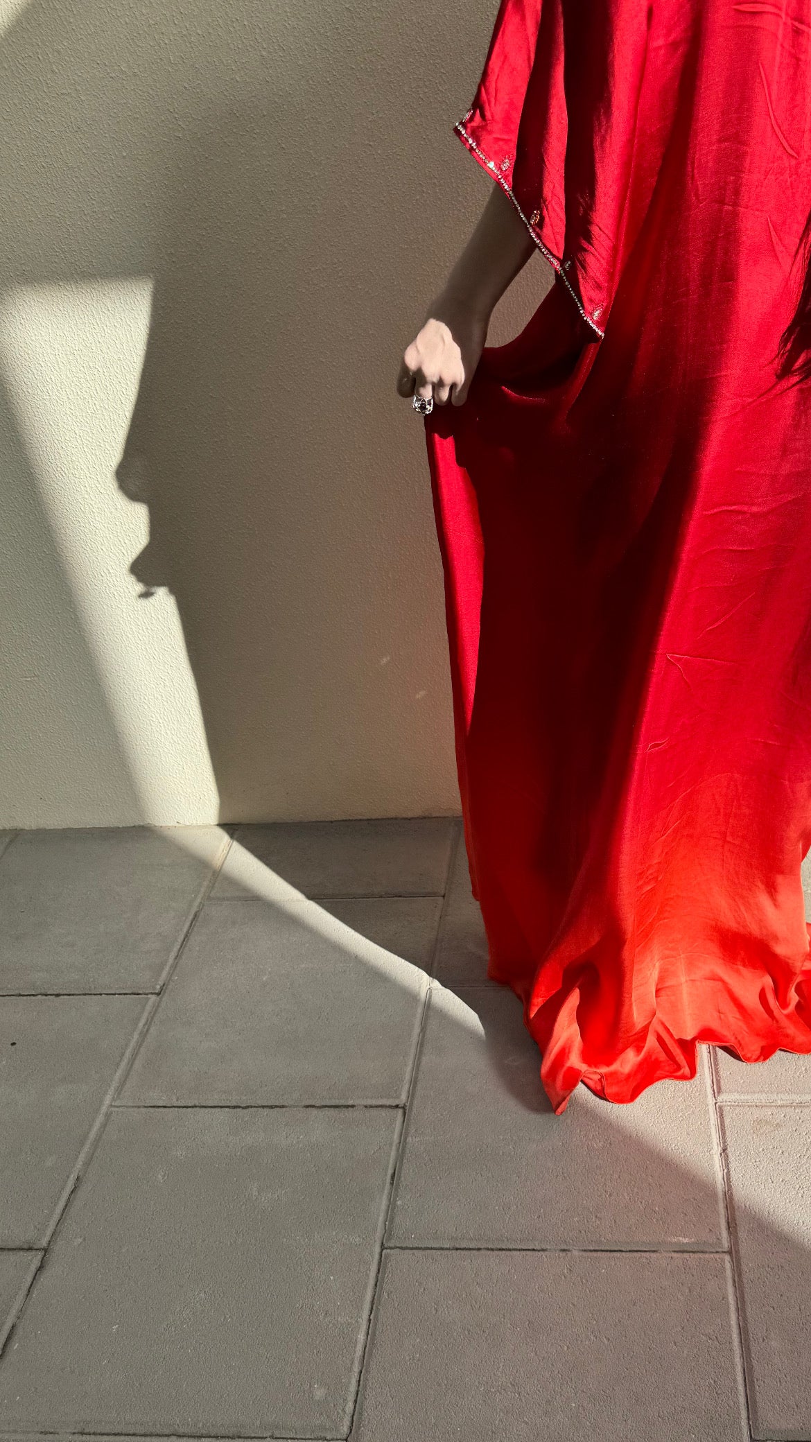 Ombré Red Dress